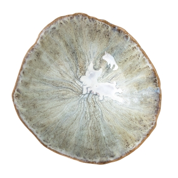 Preview: Bloomingville Joby Schale Steingut - Blue